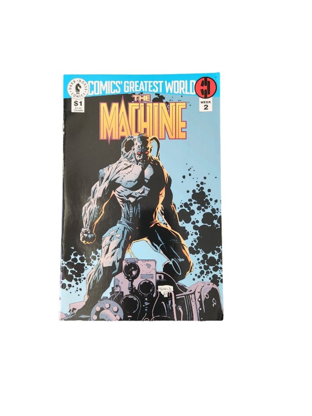Dark Horse The Machine Week 2 1993 Comic Book Collector Bagged Boarded